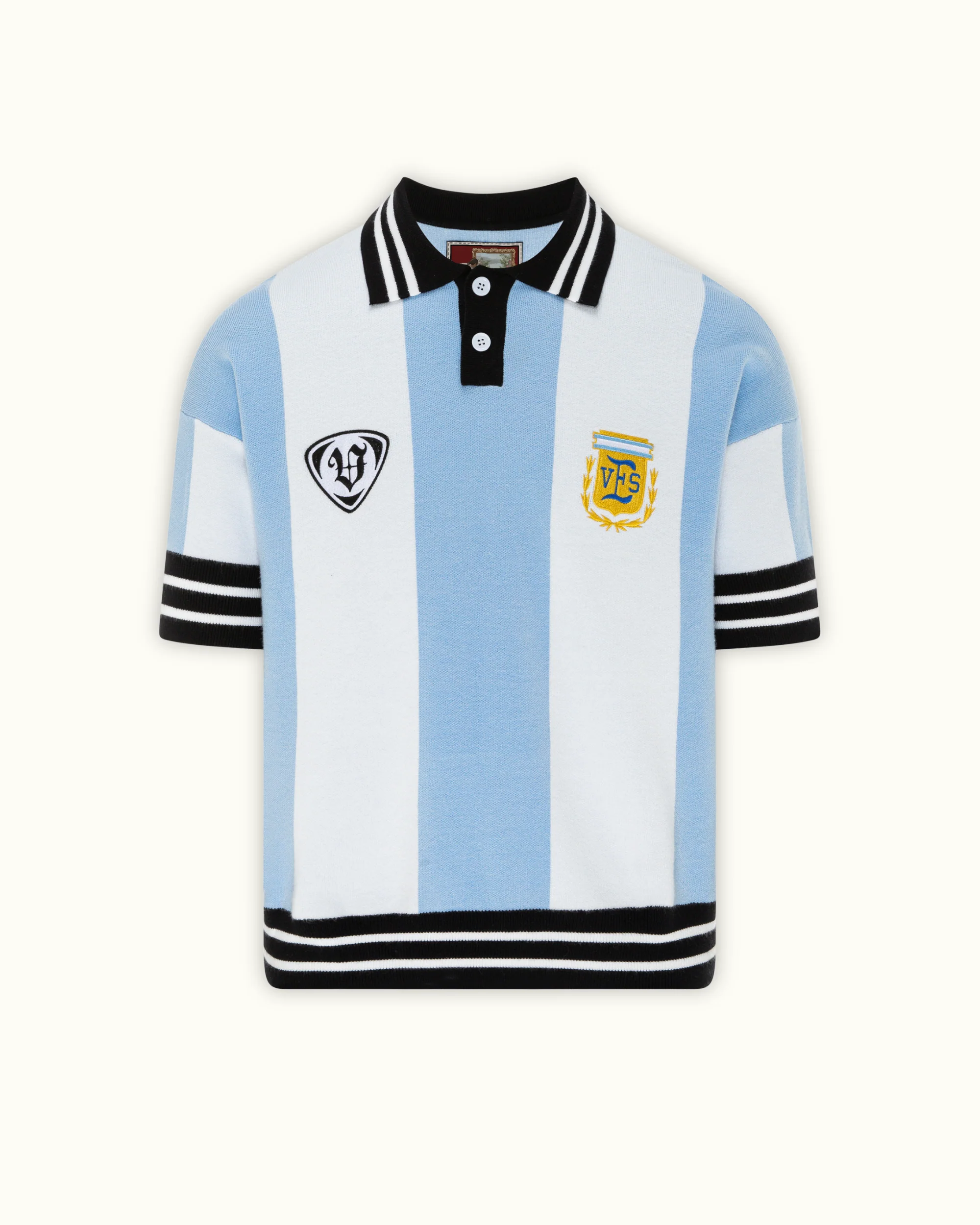 Argentina Knitted Jersey Vescartes Tops